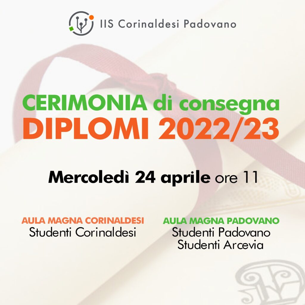 Invito Cerimonia Consegna Diplomi 22-23